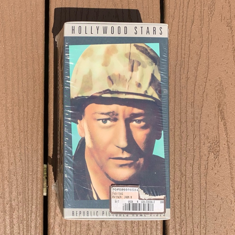 JOHN WAYNE SET OF 3 VCR TAPES BRAND NEW SEALED